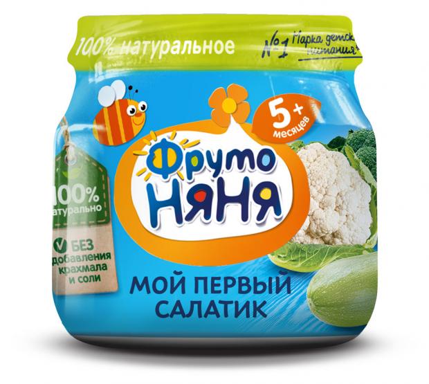 

Пюре «ФрутоНяня» Мой первый салатик с 5 мес., 80 г