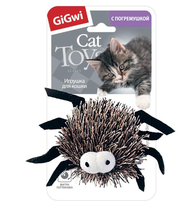 Игрушка для кошек GIGWI Паучок, 6 см