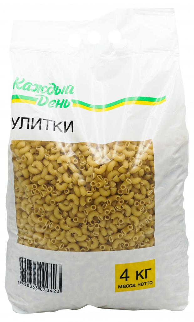 

Макаронный изделия Каждый День улитки, 4 кг