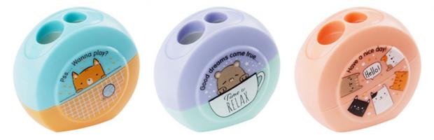 

Точилка пластиковая MESHU Beary beary 2 отверстия