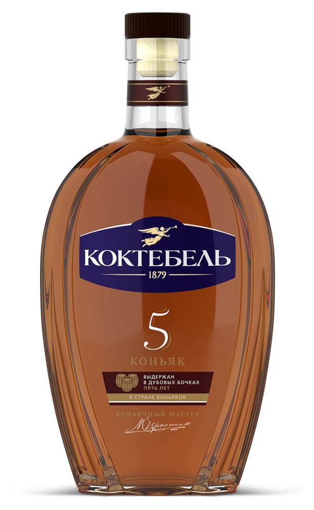 Коньяк Коктебель 5 лет Россия, 0,5 л