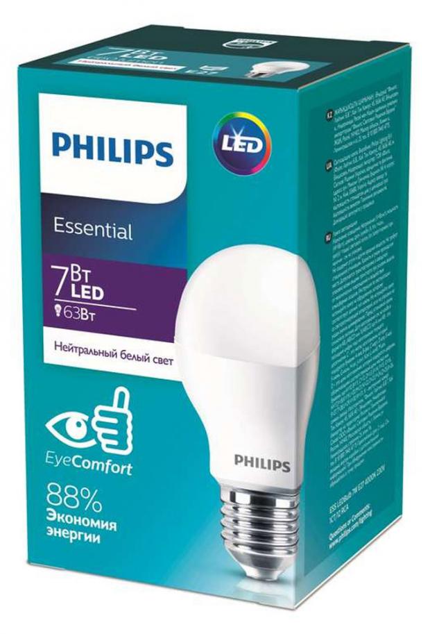 Лампа светодиодная Philips LED 11-95W E27 теплый свет