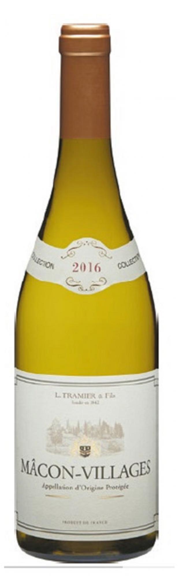 Вино L. Tramier & Fils MACON-VILLAGES белое сухое Франция, 0,75 л