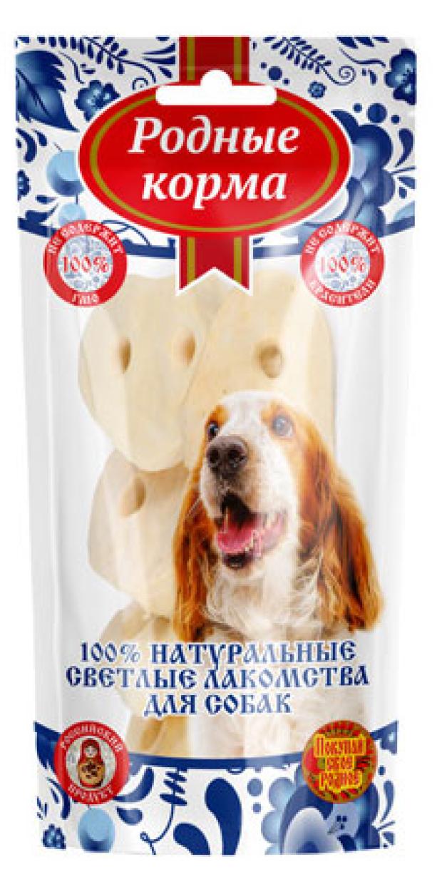 

Лакомство для собак Родные корма пятачок свиной из шкурки, 44 г