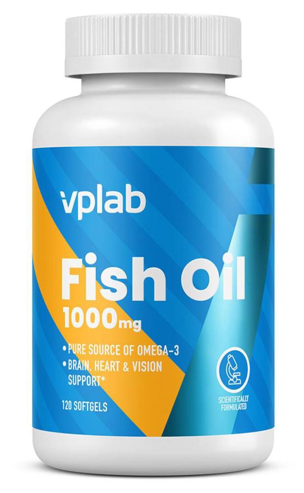 Рыбий жир VPLAB Fish Oil, 120 капсул