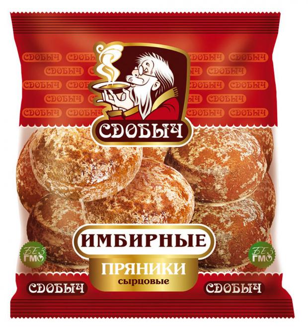 Пряники имбирные Сдобыч сырцовые, 400 г