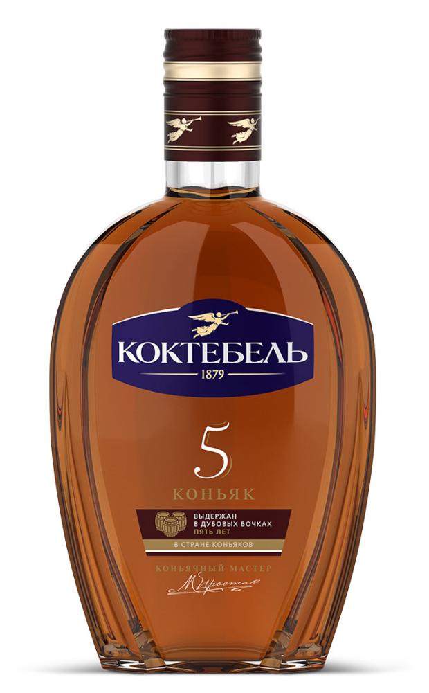 Коньяк Коктебель 5 лет Россия 0375 л 569₽