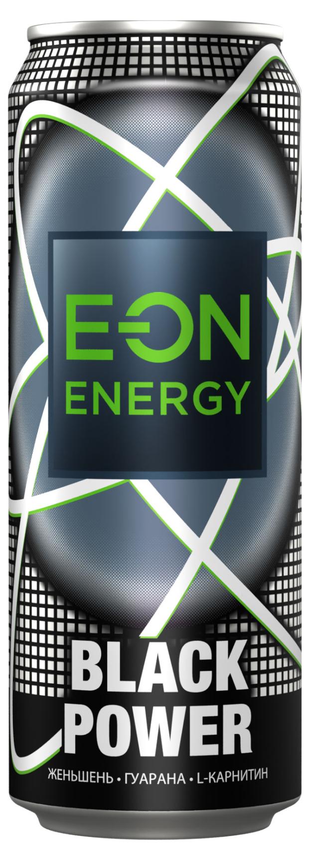 Напиток энергетический E-ON black power, 500 мл