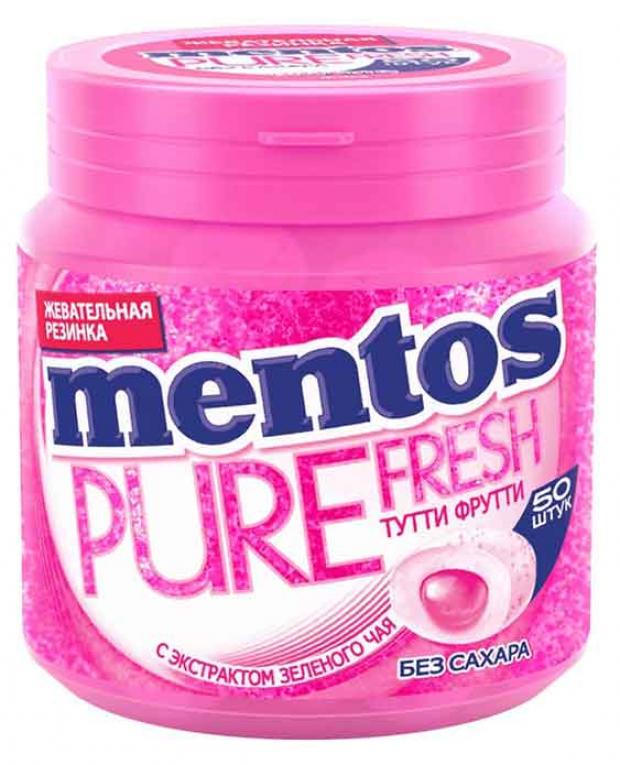 Резинка жевательная Mentos Pure Fresh Тутти Фрутти, 100 г жевательная резинка o fresh тутти фрутти 5 г