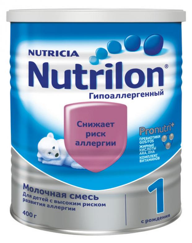 

Смесь сухая молочная Nutrilon Гипоаллергенный 1 с рождения БЗМЖ, 400 г