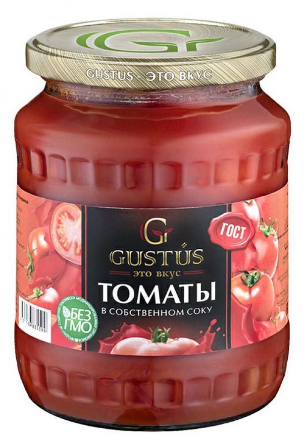 Томаты Gustus неочищенные в томатной заливке, 680 г