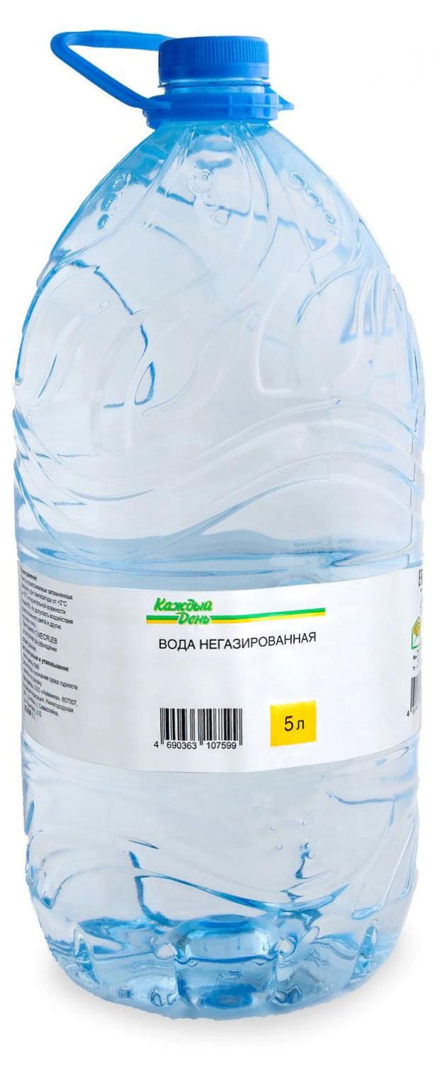 Вода питьевая Кажый день негазированная, 5 л