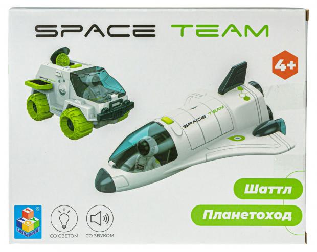

Игровой набор космический 1TOY Space team 2 в 1 шаттл/планетоход