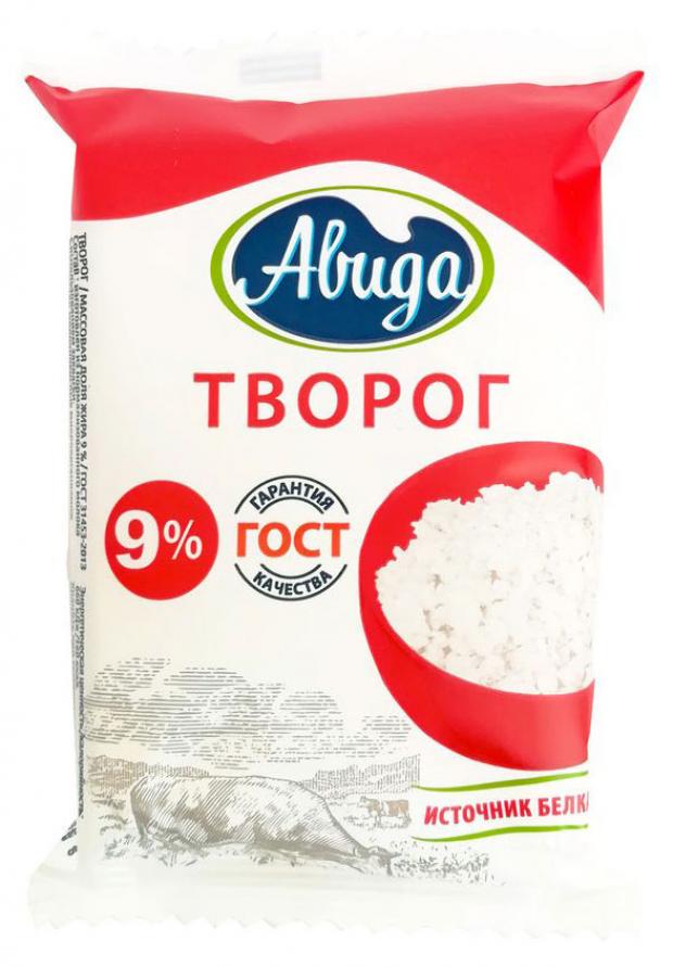 Творог Авида рассыпчатый 9% БЗМЖ, 180 г