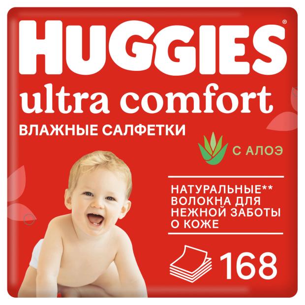 

Влажные салфетки Huggies Ultra Comfort, 168 шт