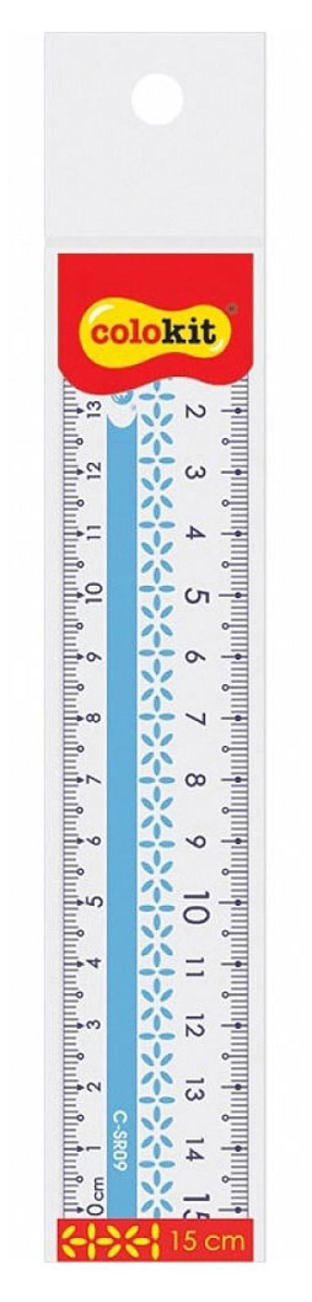Линейка Flexoffice Colokit 15 см 35₽