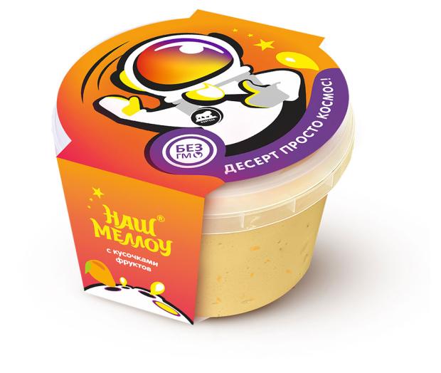 Десерт со вкусом манго Петербургский Кондитеръ с кусочками фруктов, 130 г
