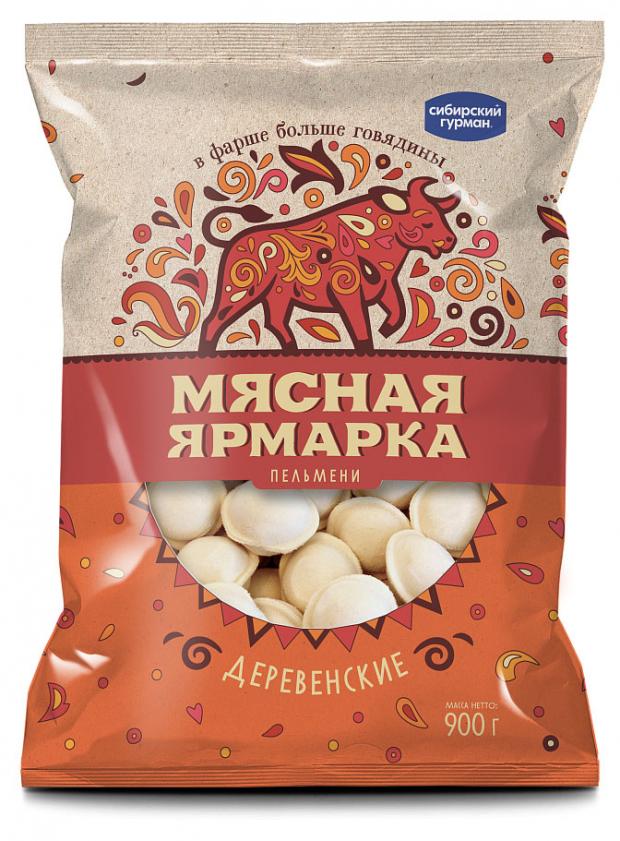 Пельмени Мясная Ярмарка Деревенские, 900 г