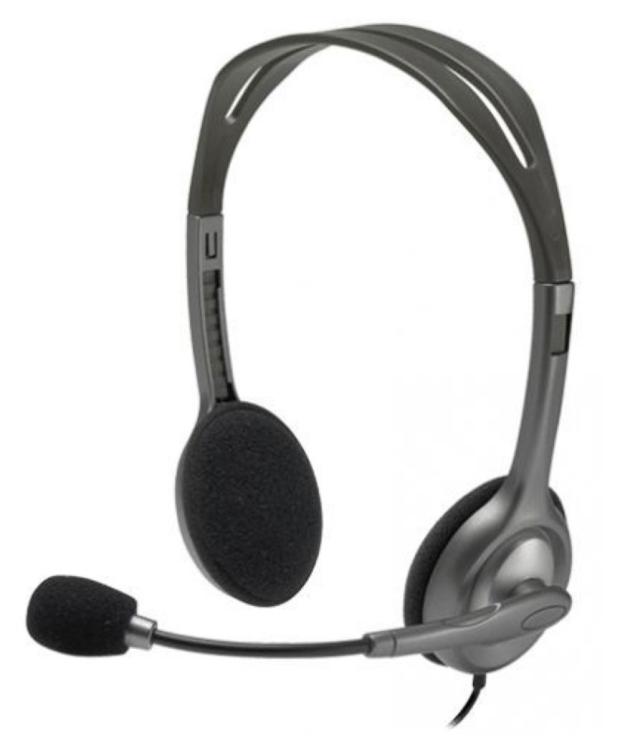 

Гарнитура Logitech H111 серая