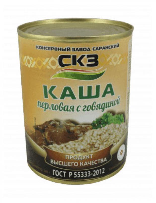 Каша перловая СКЗ с говядиной, 340 г