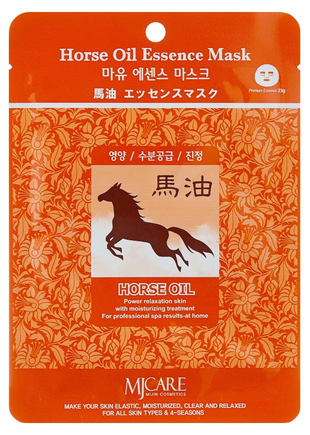 Маска тканевая для лица Mijin Essence с конским жиром, 23 г