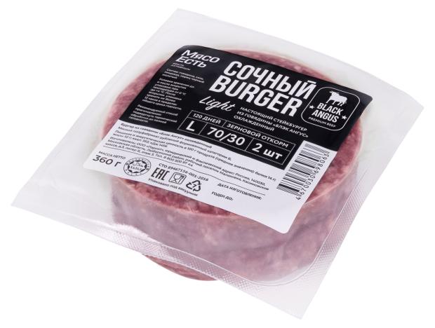 

Бургер из говядины Мясо Есть! Блэк Ангус, 360 г