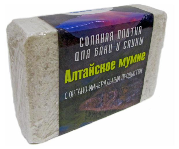 

Cоляная плитка для бани и сауны OBSI Алтайское мумие с природным экстрактом, 1,3 кг