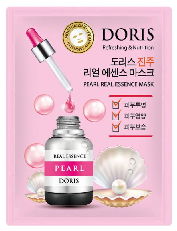 

Маска для лица Jigott Doris Real Essence Ампульная экстрактом жемчуга, 25 мл