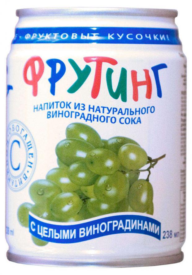 

Напиток виноградный Fruiting с целыми виноградинами, 238 мл