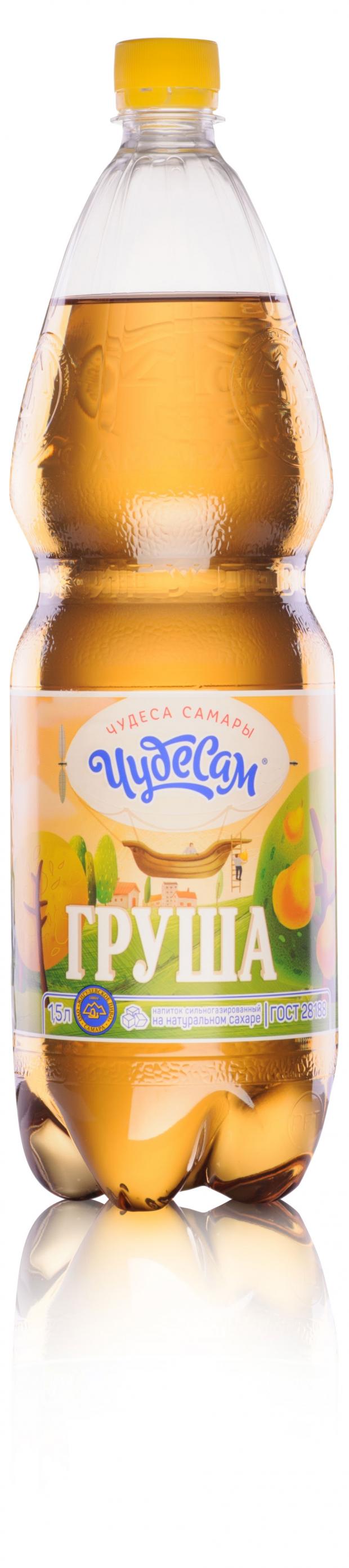 Напиток газированный ЧудеСам Груша, 1,5 л