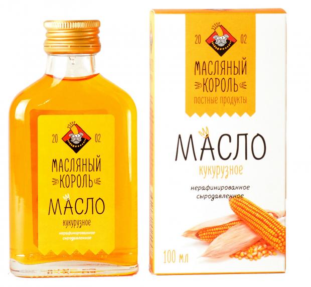 

Масло кукурузное Масляный король нерафинированное, 100 мл