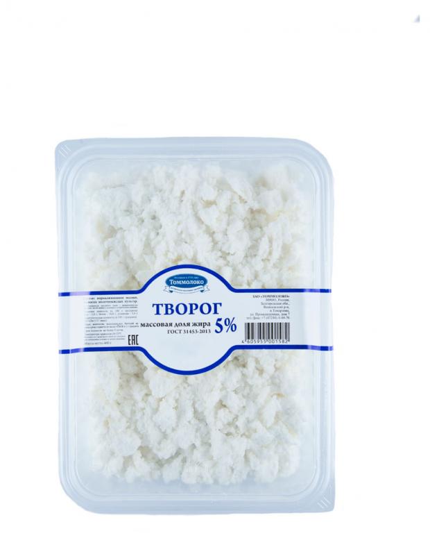 Творог Томмолоко 5% БЗМЖ, 400 г