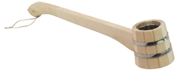 

Черпак бондарный для бани и сауны с ручкой, 500 мл