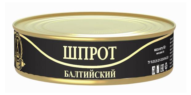 

Шпроты Морское содружество балтийский в масле, 160 г