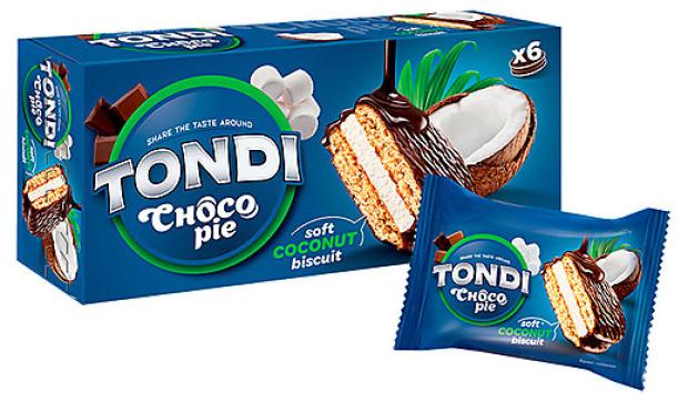 

Кондитерское изделие Яшкино Tondi choco Pie кокосовое, 180 г