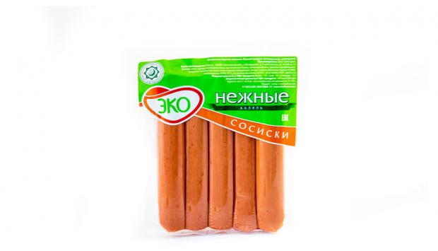 Сосиски ЭКОЛЬ Нежные Халяль, 480 г