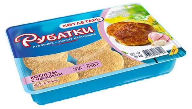 Котлеты Котлетарь Рубатки с чесноком, 450 г