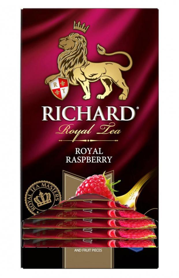 Чай травяной Richard Royal Raspberry, 25x1,5 г чай травяной richard royal raspberry 25x1 5 г