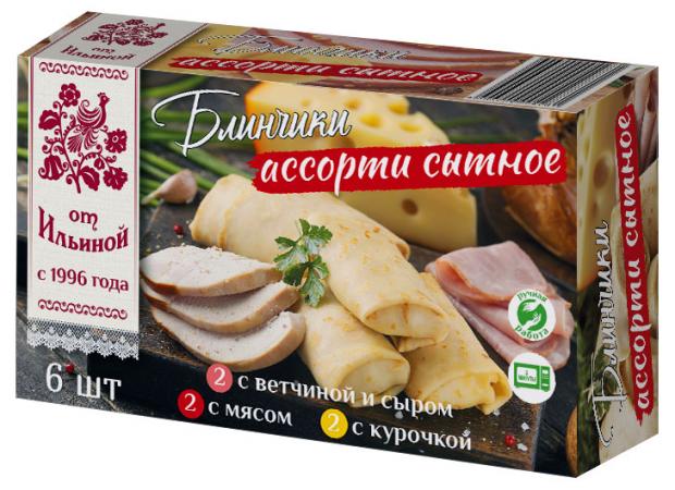 Блины От Ильиной Сытное Ассорти, 360 г