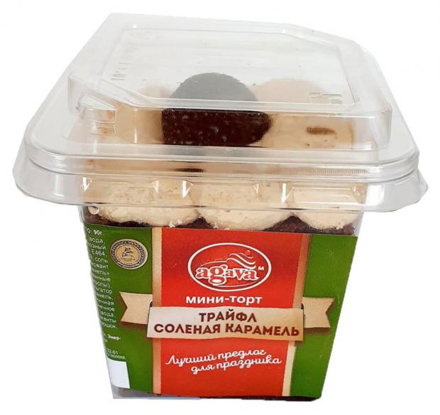 Пирожное Трайфл Агава-М Соленая карамель, 90 г