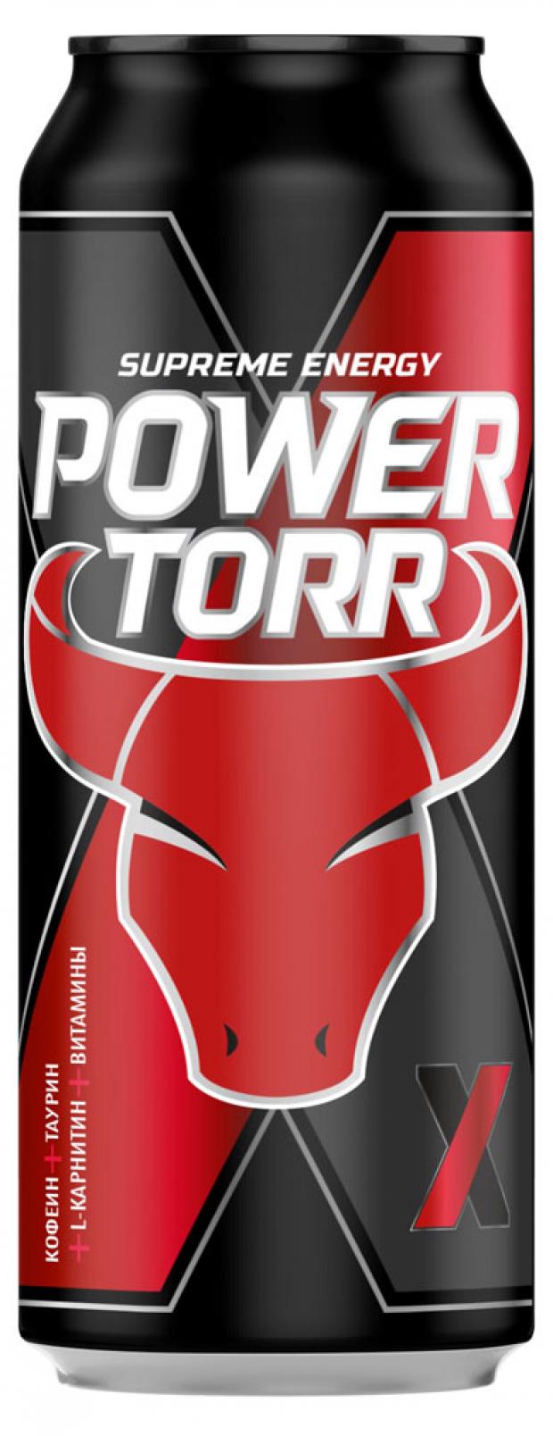 

Напиток энергетический Power Torr Х безалкогольный газированный, 450 мл