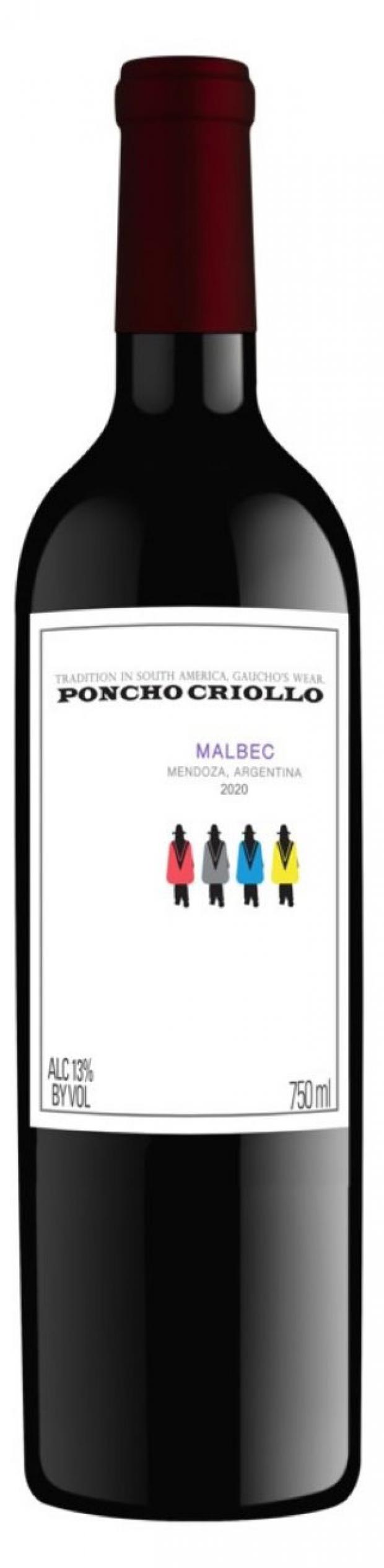 Вино Poncho Criollo Malbec красное сухое Аргентина, 0,75 л