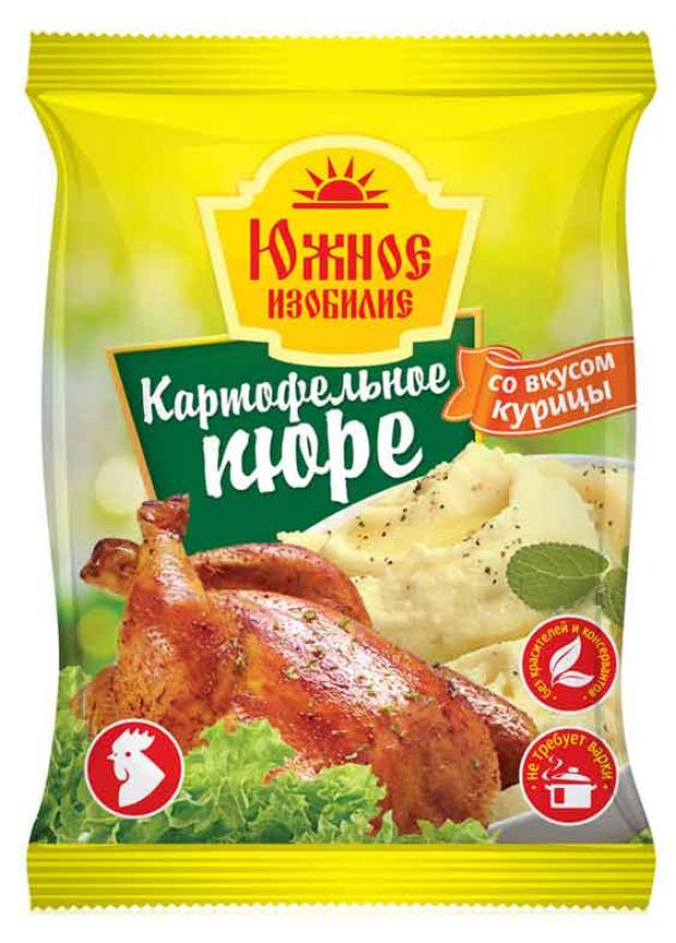 Пюре картофельное Южное Изобилие с ароматом курицы, 37 г