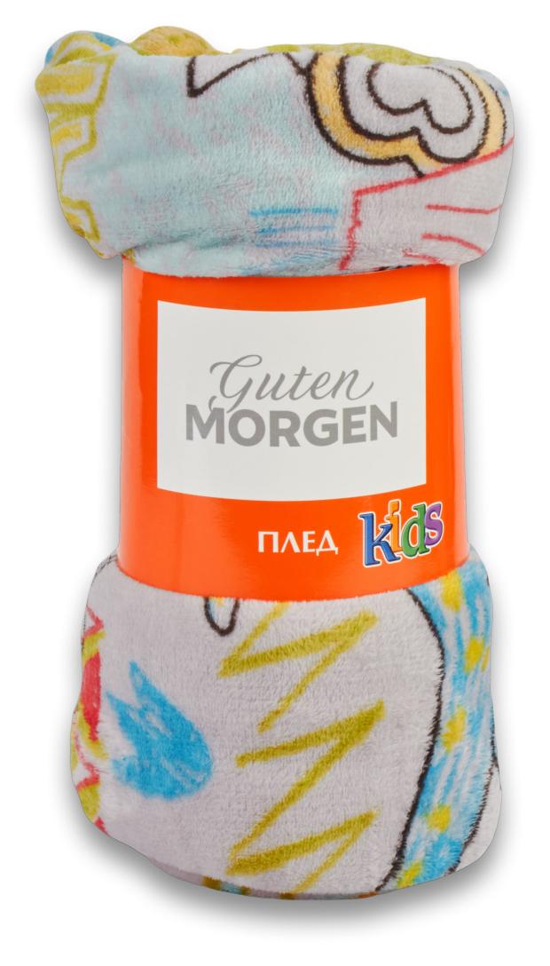 

Плед Guten Morgen фланель динозаврики, 150х200 см