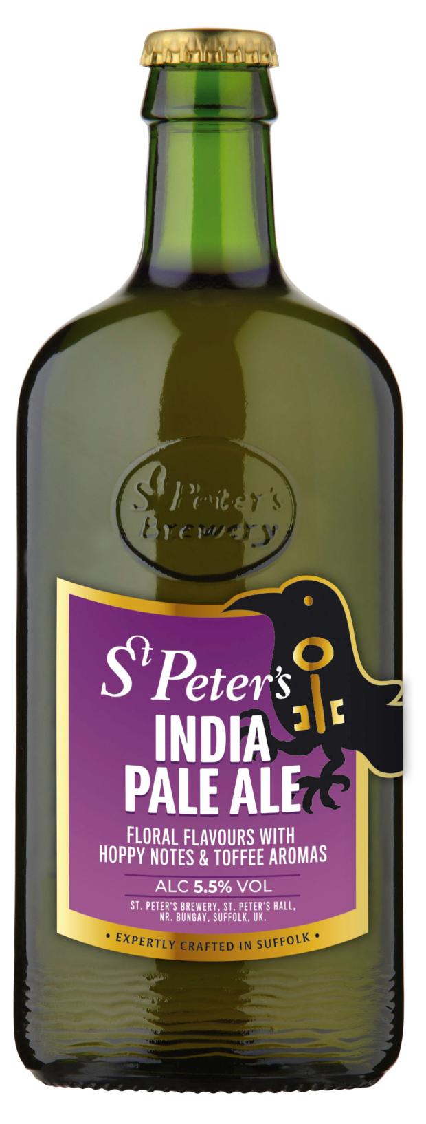 Пиво St. Peter's India Pale Ale светлое 5,5% Великобритания, 0,5 л