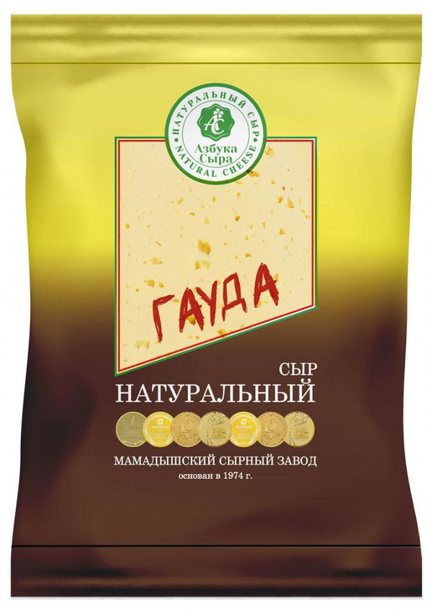 

Сыр полутвердый «Азбука сыра» Гауда 45%, 200 г