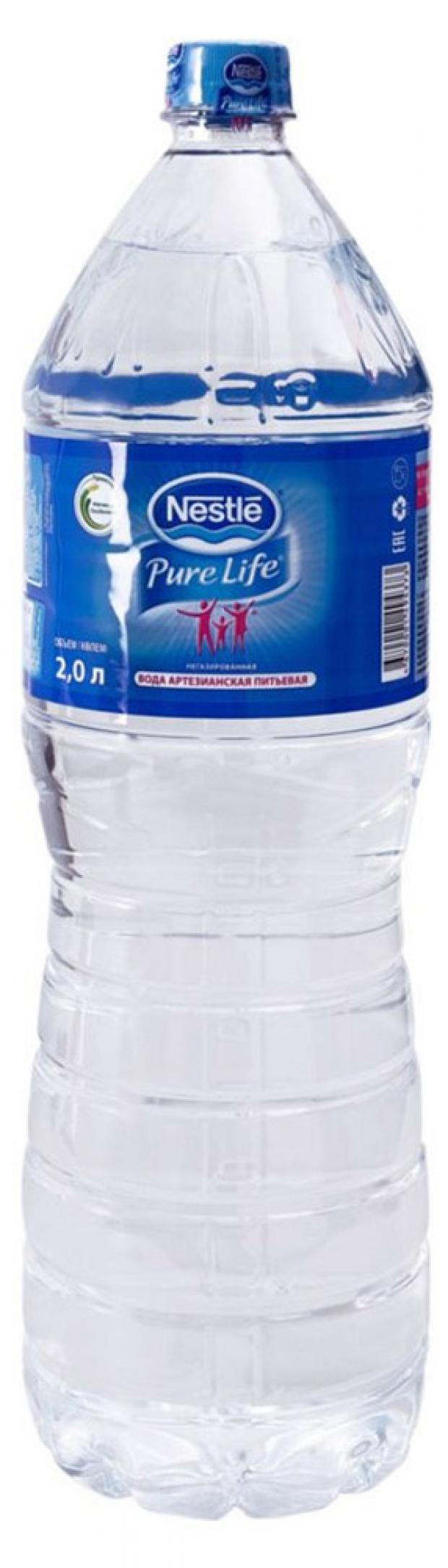 

Вода питьевая Nestle Pure Life артезианская негазированная, 2 л