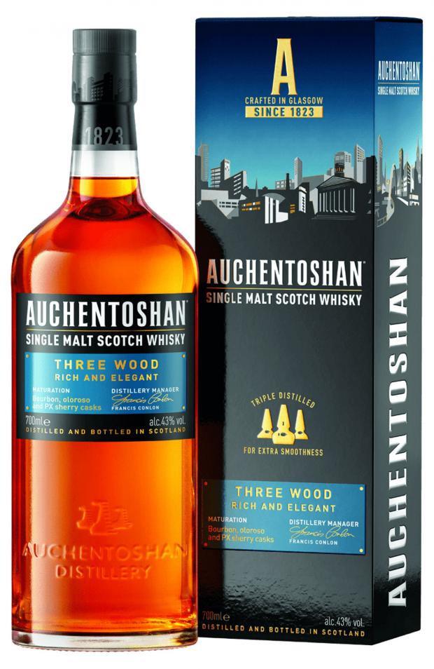 

Виски Auchentoshan Three wood Шотландия, 0,7 л