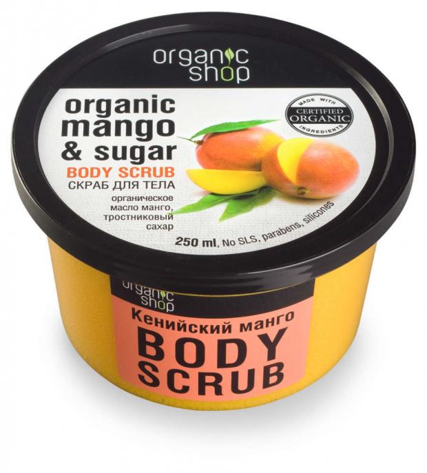 

Скраб для тела Organic Shop кенийский манго, 250 мл