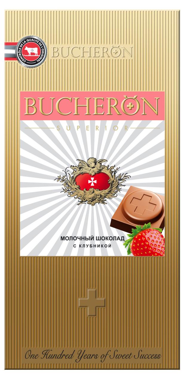 

Шоколад молочный BUCHERON Superior с клубникой, 100 г